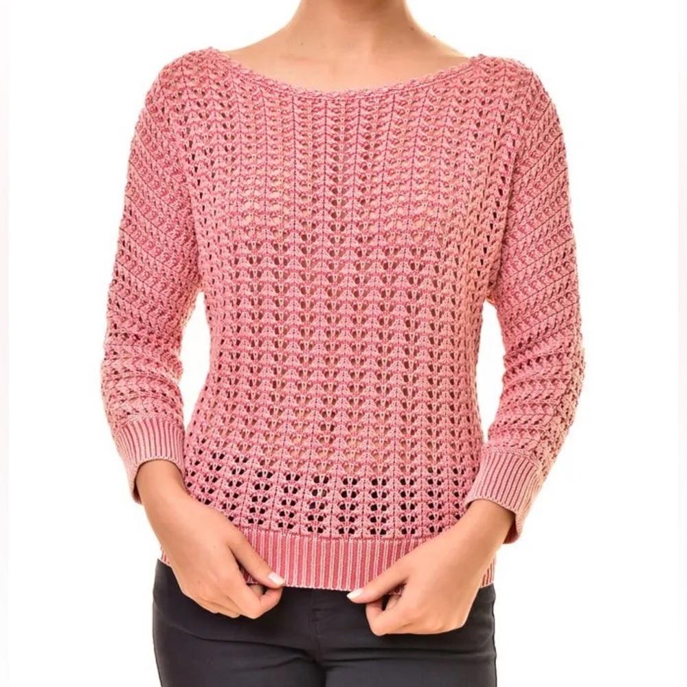 Free People Anthropologie Boomerang Knit Sweater